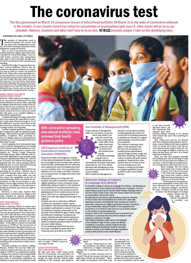 VMSIIHE -Hospitality College India-News