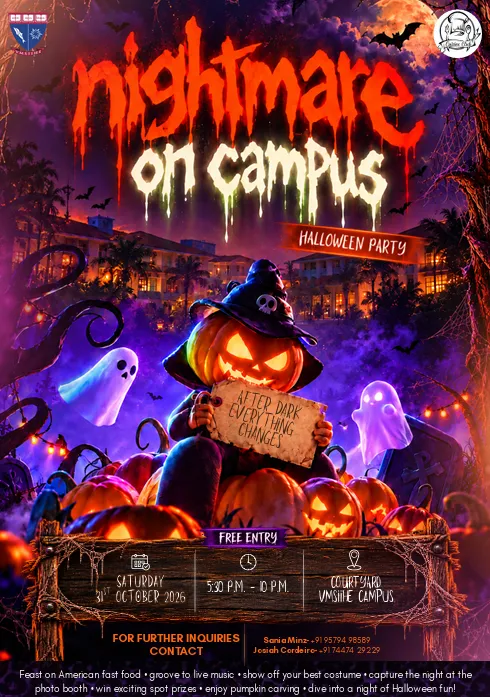 nightmare on campus (Halloween party)