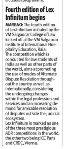 VMSIIHE -Hospitality Institute in India-News