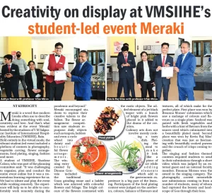 VMSIIHE -Hospitality Institute in India-News
