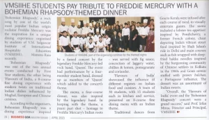 VMSIIHE -Hospitality Institute in India-News