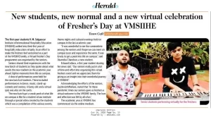 VMSIIHE -Hospitality College in Goa, India-News