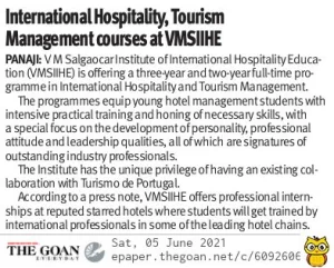 International-Hospitality-Tourism-Management-courses-at-VMSIIHE