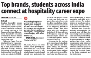 VMSIIHE -Top Hospitality Institute in Goa, India-News
