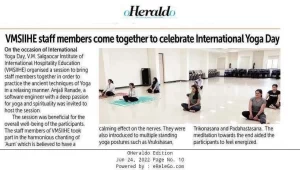 VMSIIHE -Top Hospitality Institute in Goa, India-News