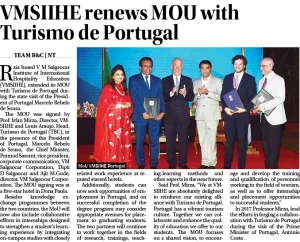 VMSIIHE -Hospitality College India-News