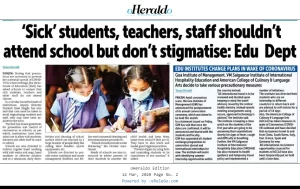 VMSIIHE -Top Hospitality College in Goa, India-News