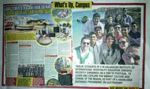 VMSIIHE -Hospitality College in Goa, India-News