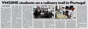 VMSIIHE -Hospitality College in Goa, India-News