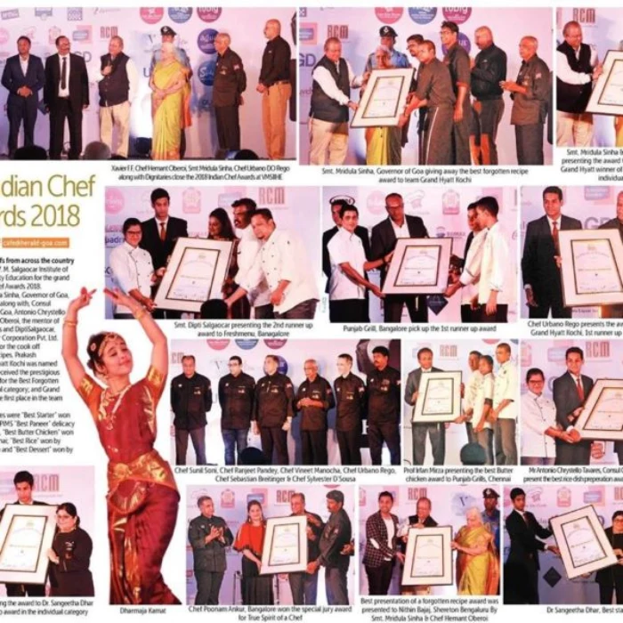 Indian Chef Awards 2018