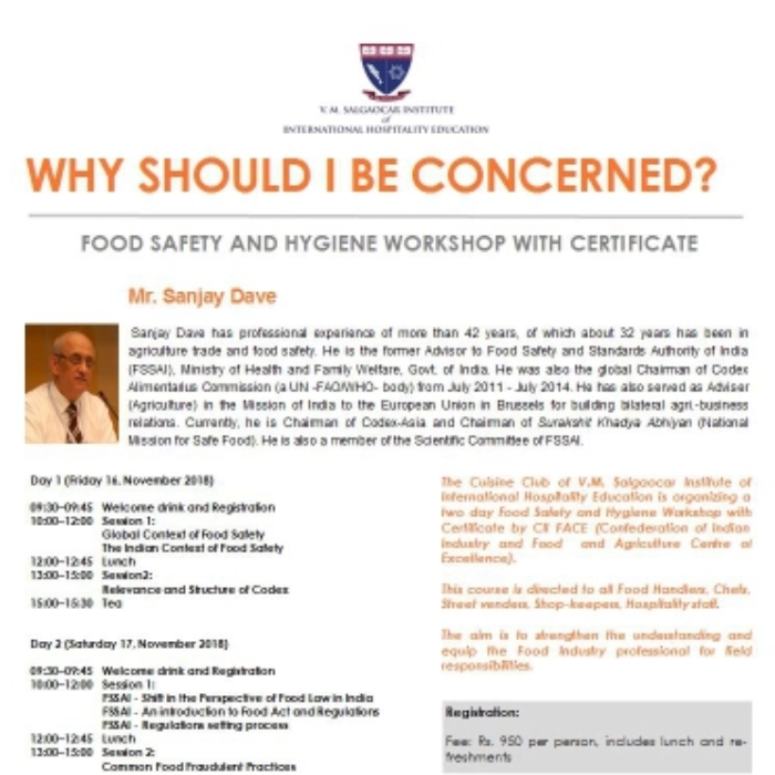 Workshop: Food Safety and Hygiene