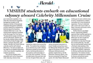 VMSIIHE -Hospitality College India-News