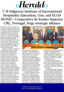 VMSIIHE & EGAS MONIZ -cooperation de ensino superiour CRL, portugal, forge statergic alliance
