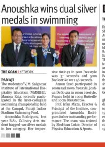 VMSIIHE- hospitality College goa- News