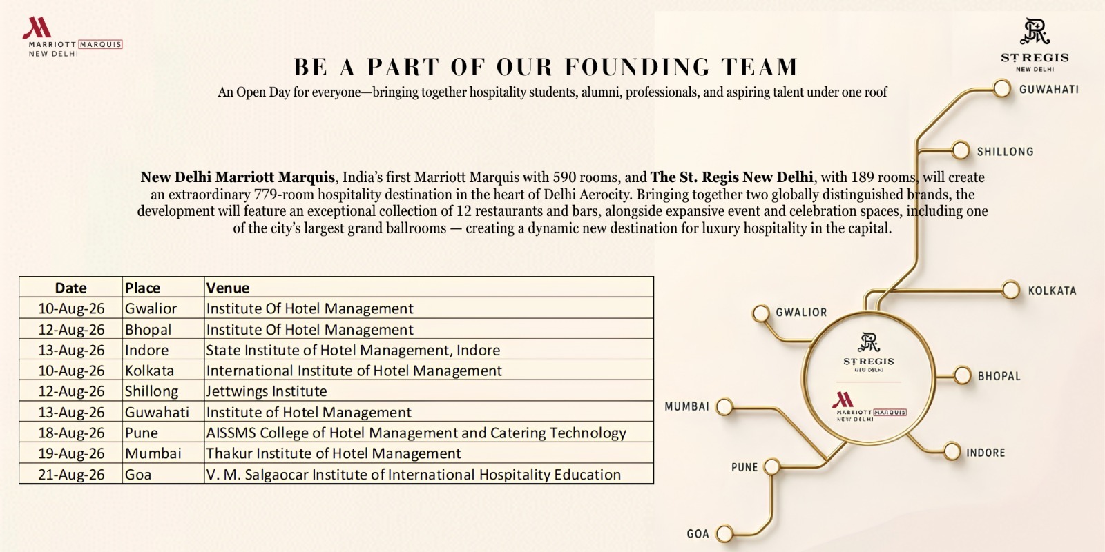 Be Part of Our Founding Team – Hospitality Open Day